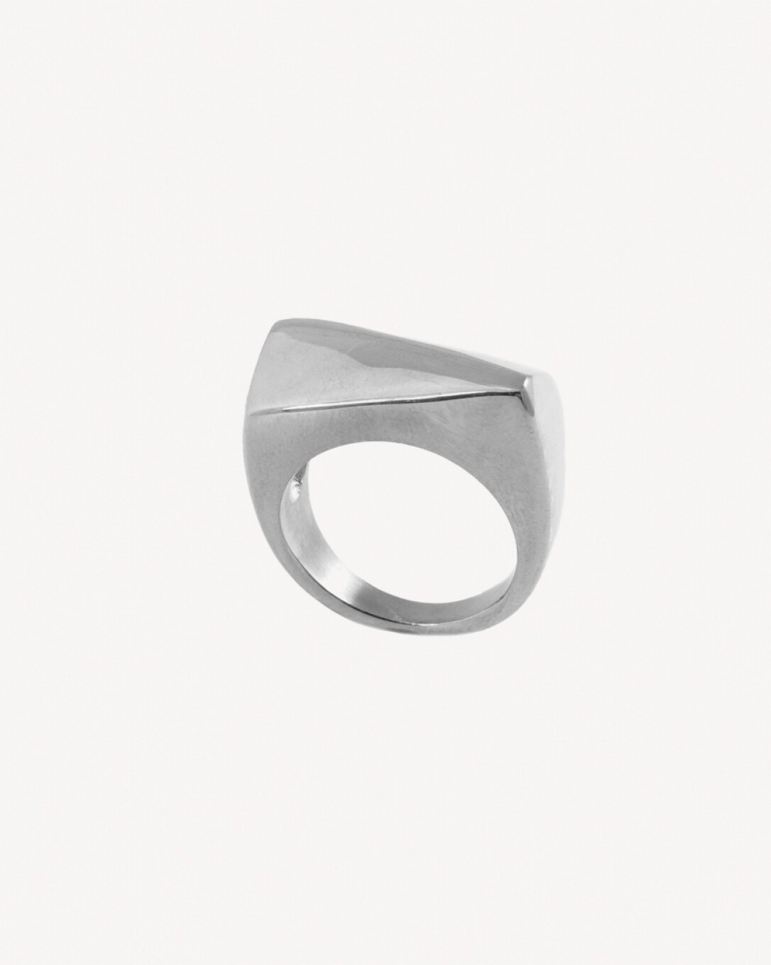 Anillo Acero, plata, homini studio