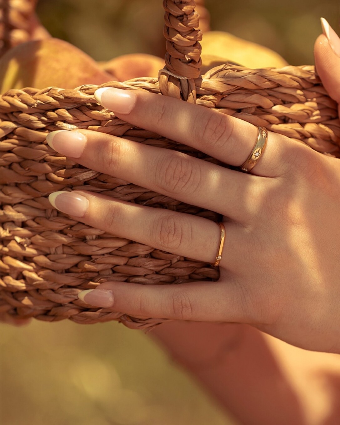 Anillo Acero, oro, homini studio