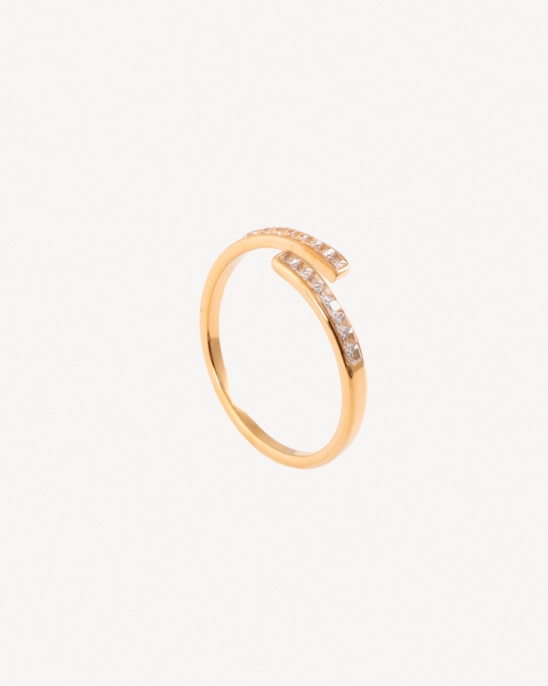 Anillo Acero, oro, homini studio