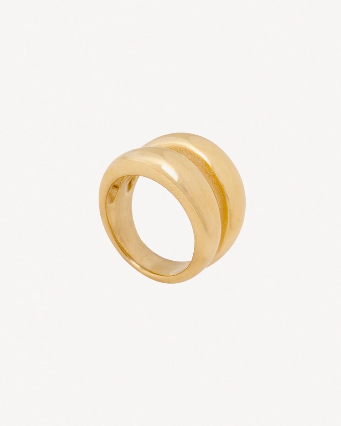 Anillo de acero, oro, homini studio