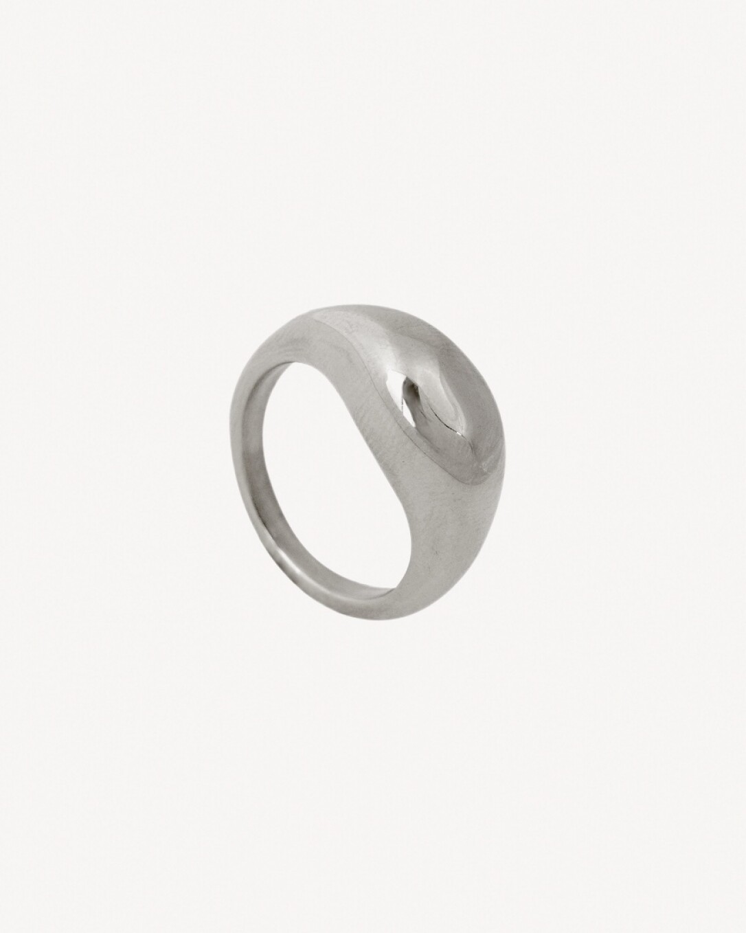 Anillo Acero, plata, homini studio