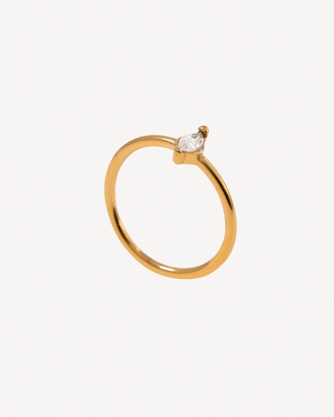 Anillo, acero quirúrgico, oro, piedra, homini studio