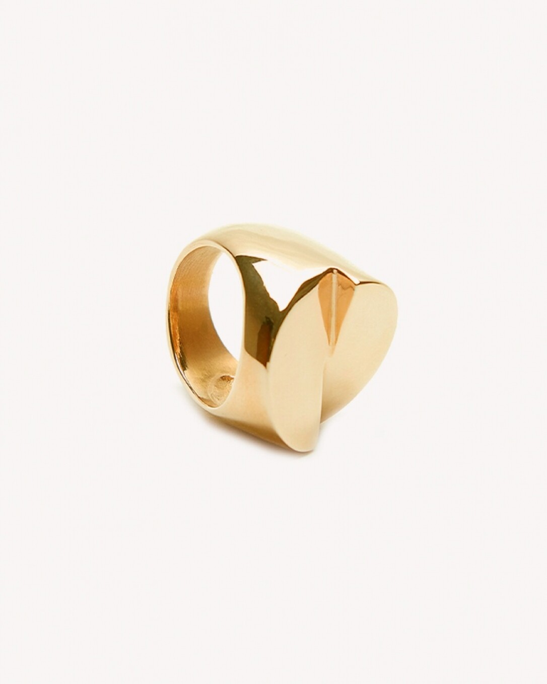 Anillo, acero quirúrgico, oro, homini studio