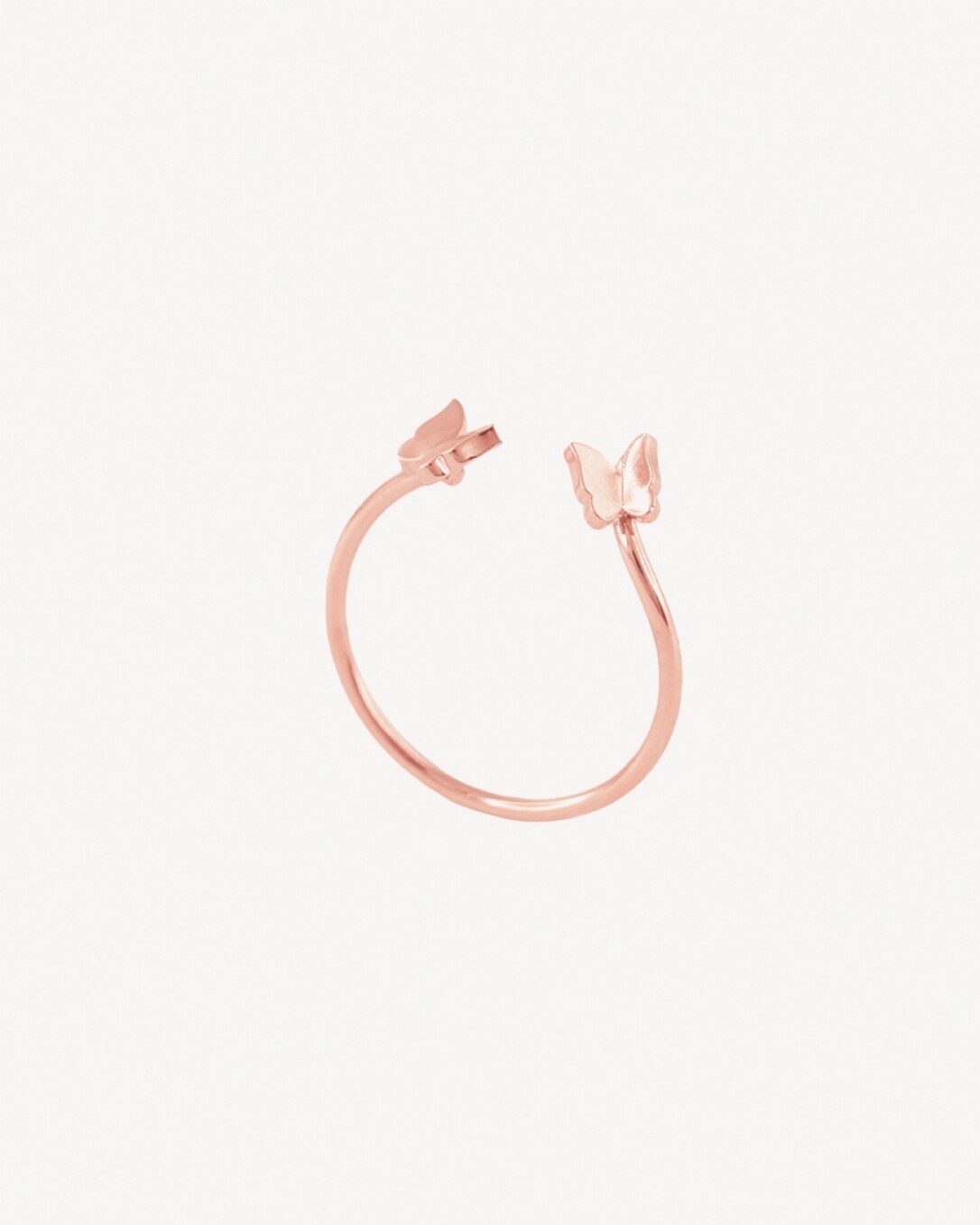 Anillo, acero quirúrgico, oro rosa, homini studio