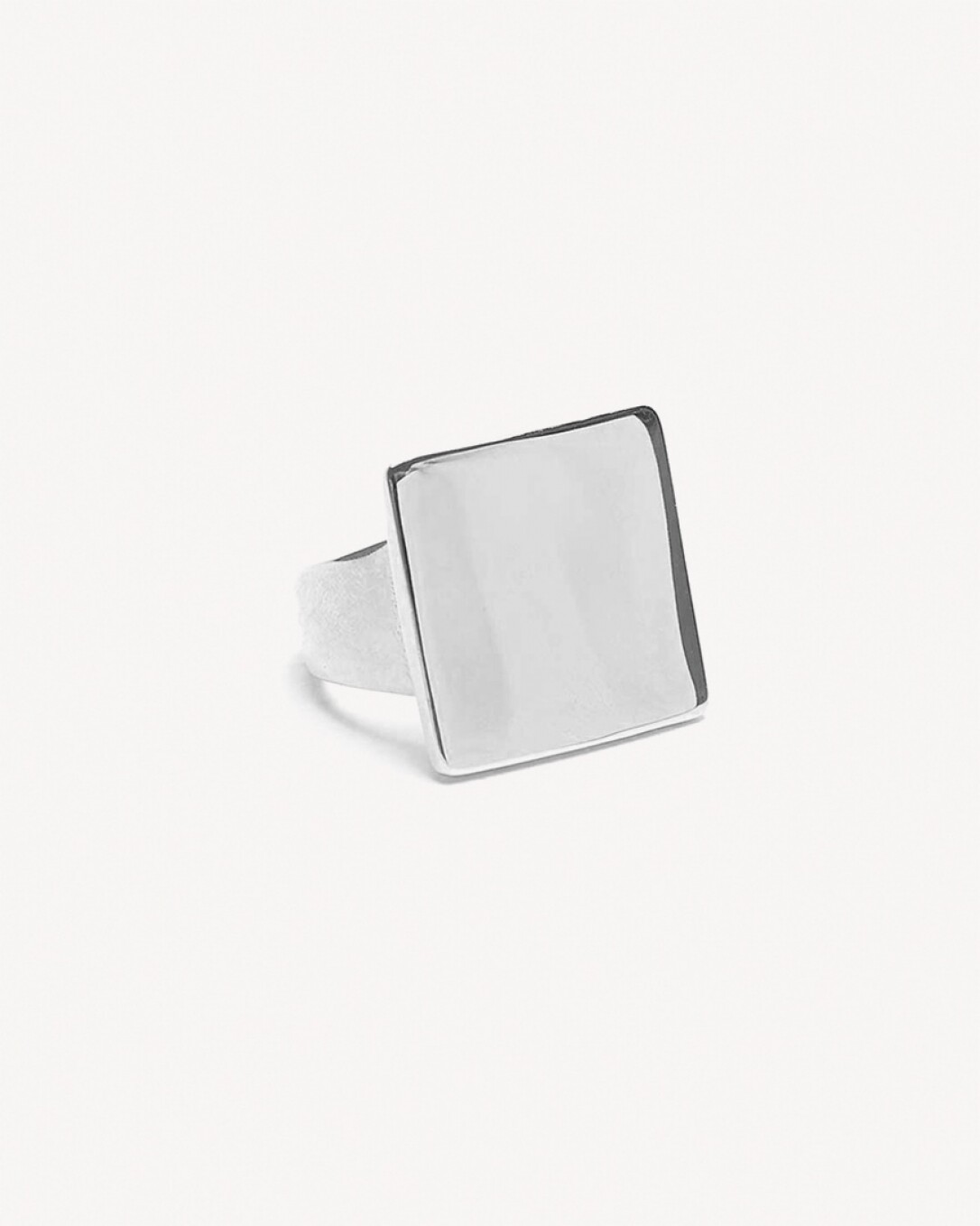 Anillo, acero quirúrgico, plata, homini studio