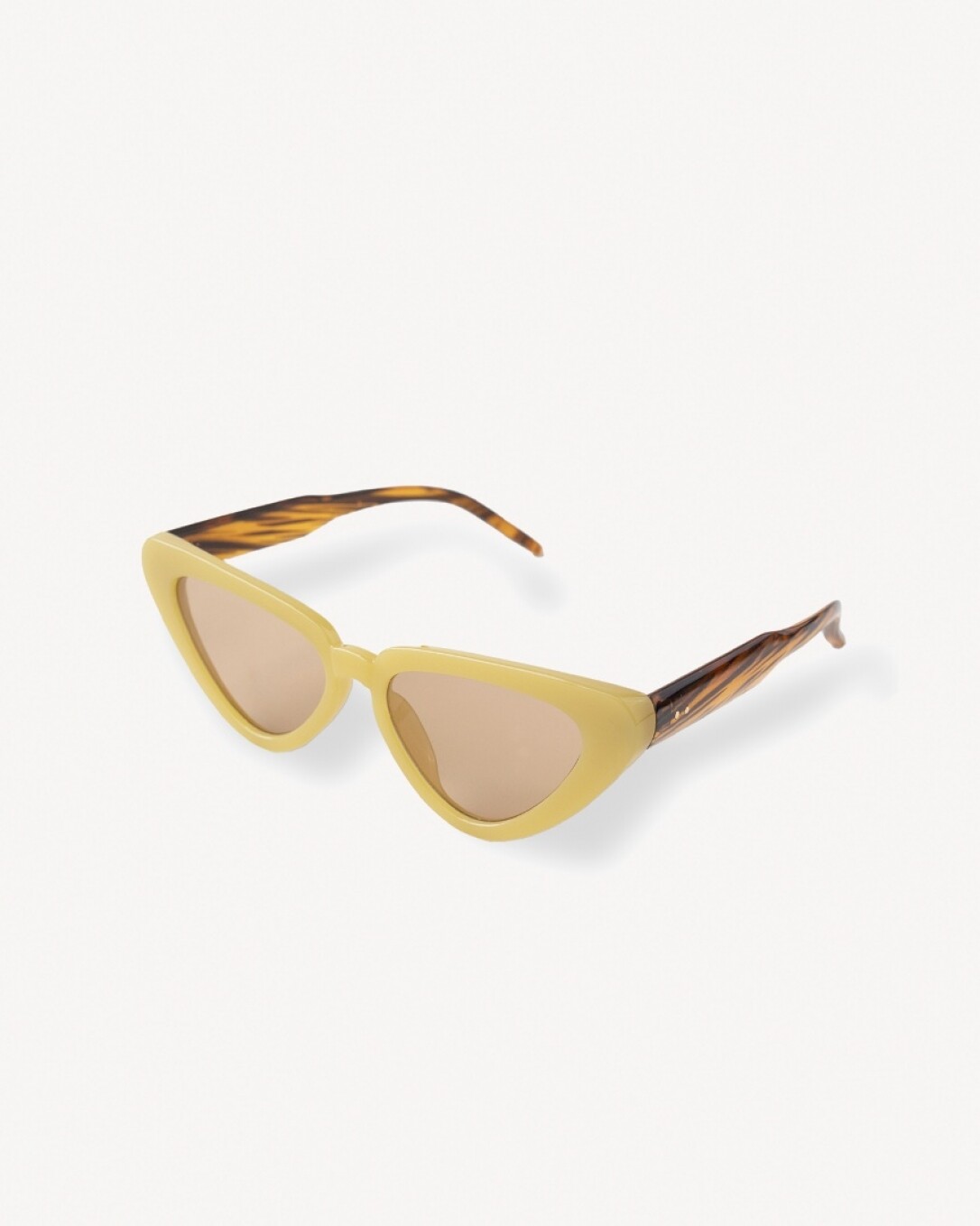 Lentes de sol Coco policarbonato amarillo y animal print Proteccion UV